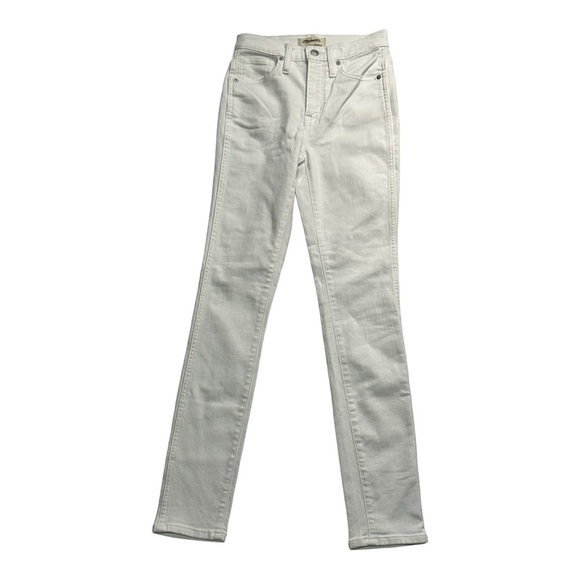 MADEWELL Highrise White Skinny Jeans Size 24 - Picture 1 of 5